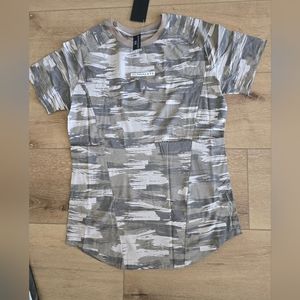 Nwt Alphalete mens velocity tee shirt tan canvas camo